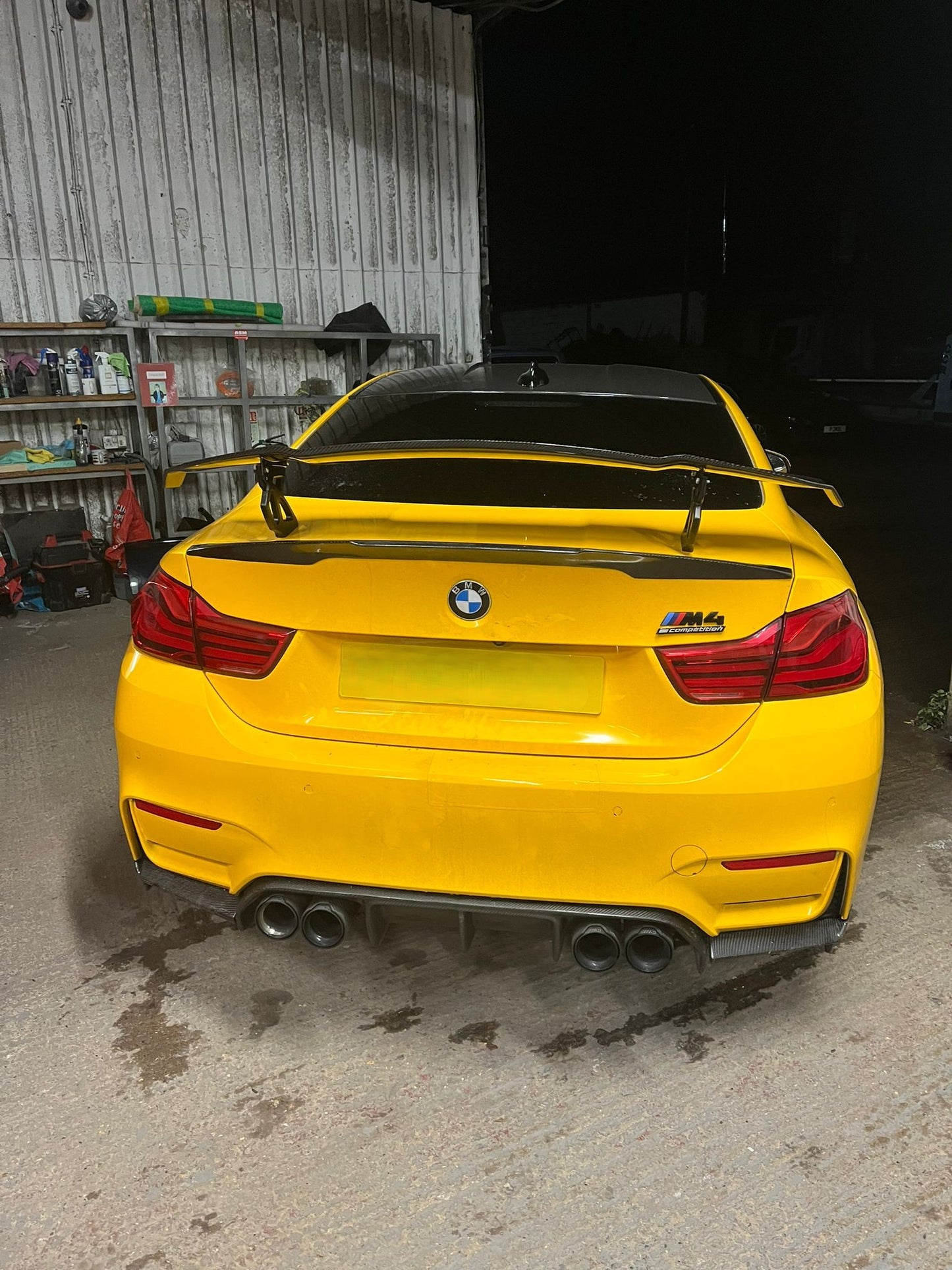 GTS V Style Carbon Fibre Boot Spoiler for BMW F80 M3 F82 F83 M4 14-20