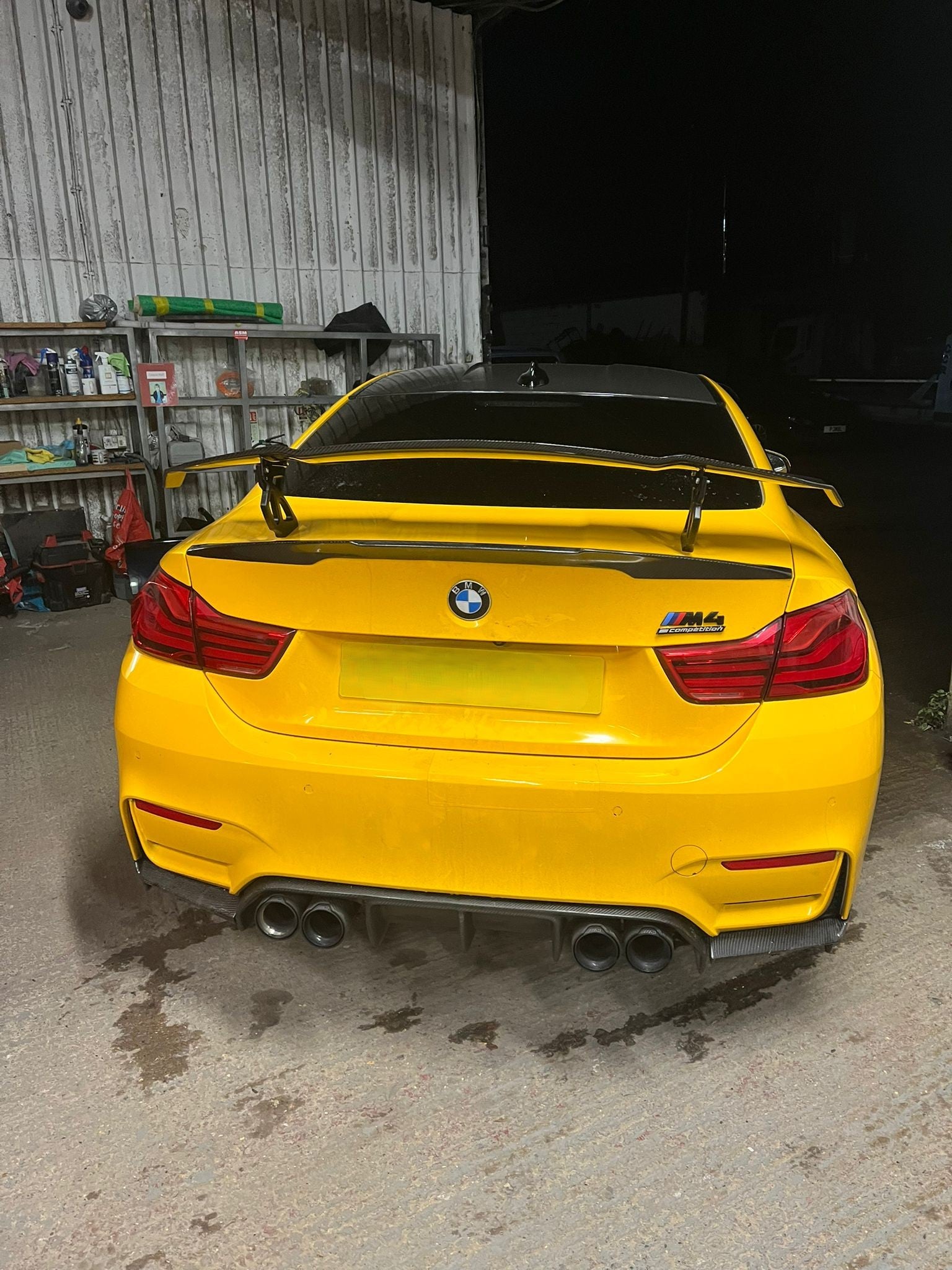 GTS V Style Carbon Fibre Boot Spoiler for BMW F80 M3 F82 F83 M4 14-20 - Carbon Factory