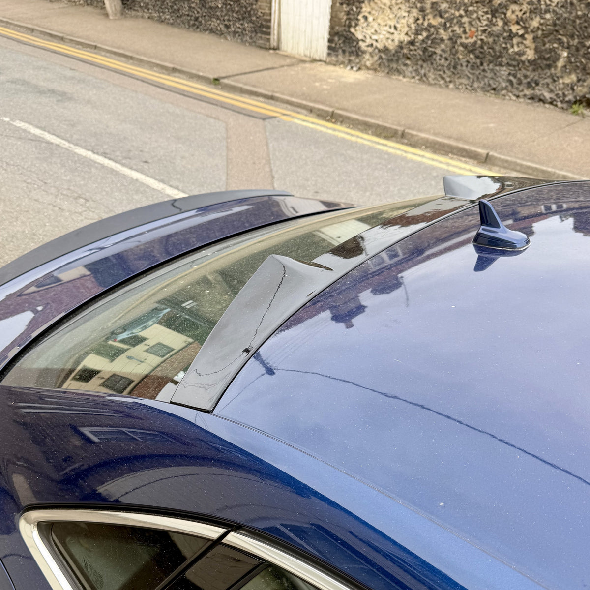 Gloss Black Roof Spoiler for Audi A3 8V S3 Saloon 13-20