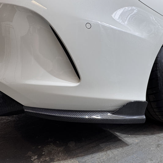 Carbon Fibre Rear Bumper Spats for Mercedes W205 C Class AMG & C63 15-21 - Carbon Factory