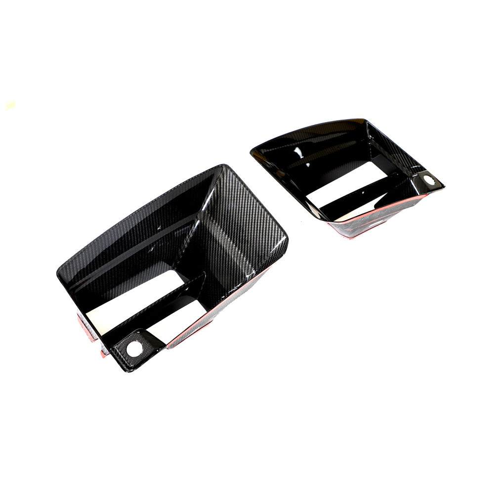 V Style Pre-Preg Carbon Fibre Front Air Ducts for BMW G87 M2 23-Present