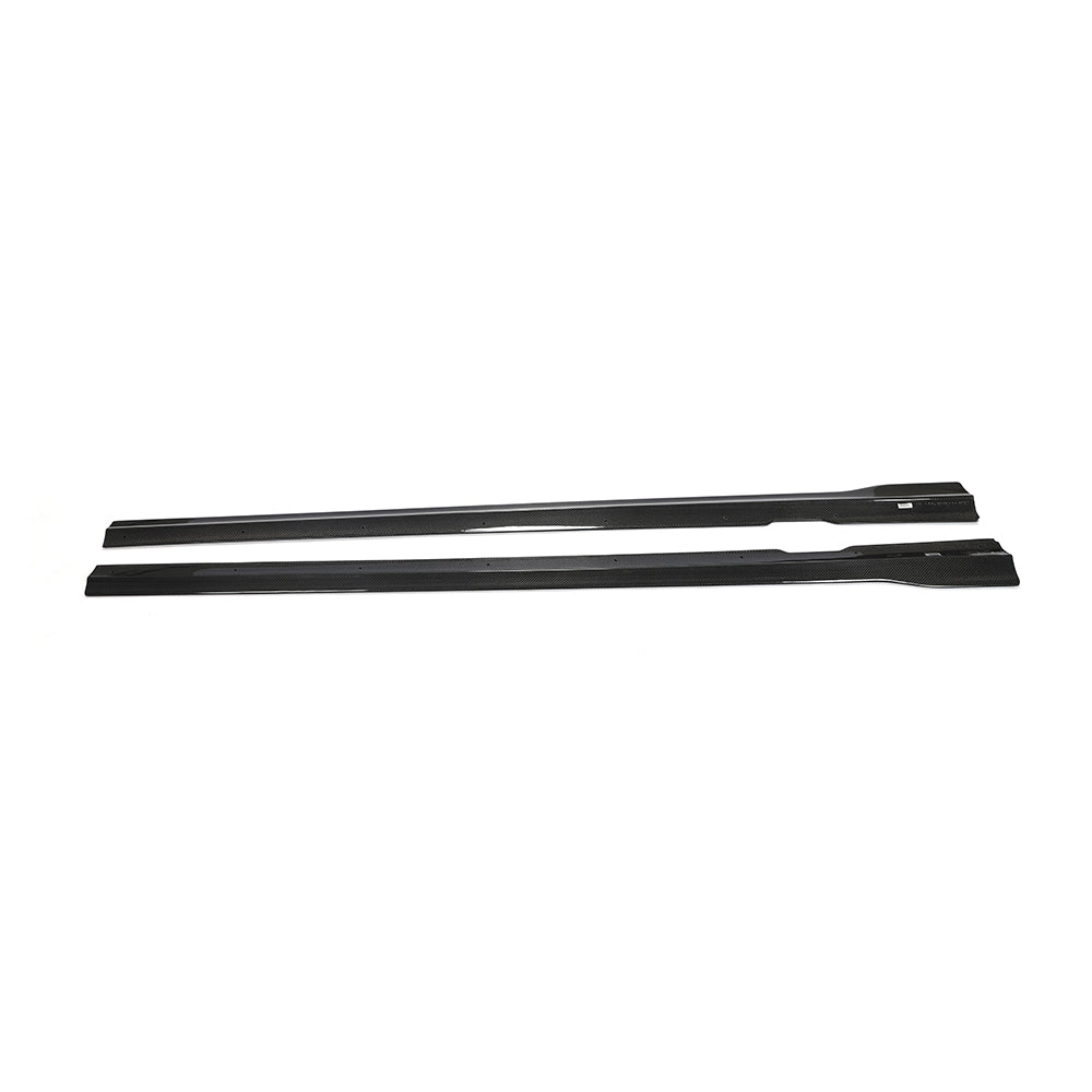 V Style Carbon Fibre Side Skirts for Mercedes W213 E43 E63 AMG Saloon 16-20