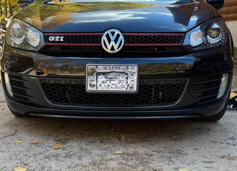 OEM Style Carbon Fibre Front Splitter for VW Golf MK6 GTI 08-13 - Carbon Factory