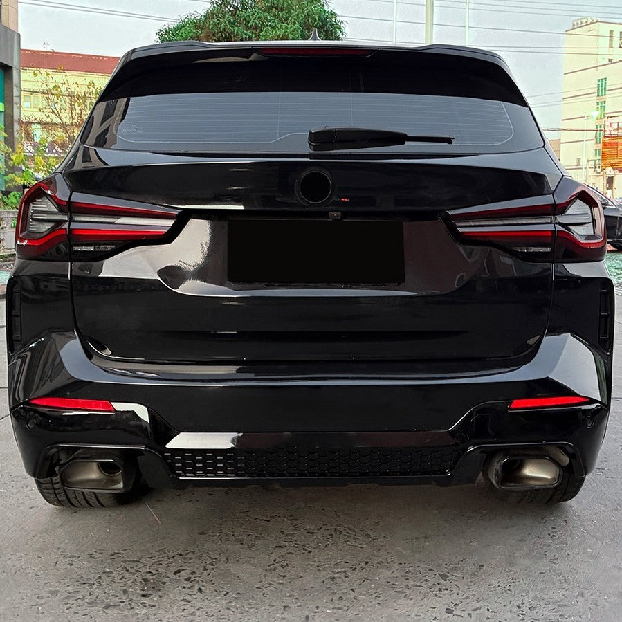 MP Style Gloss Black Rear Diffuser for BMW G01 X3 22-24 - Carbon Factory