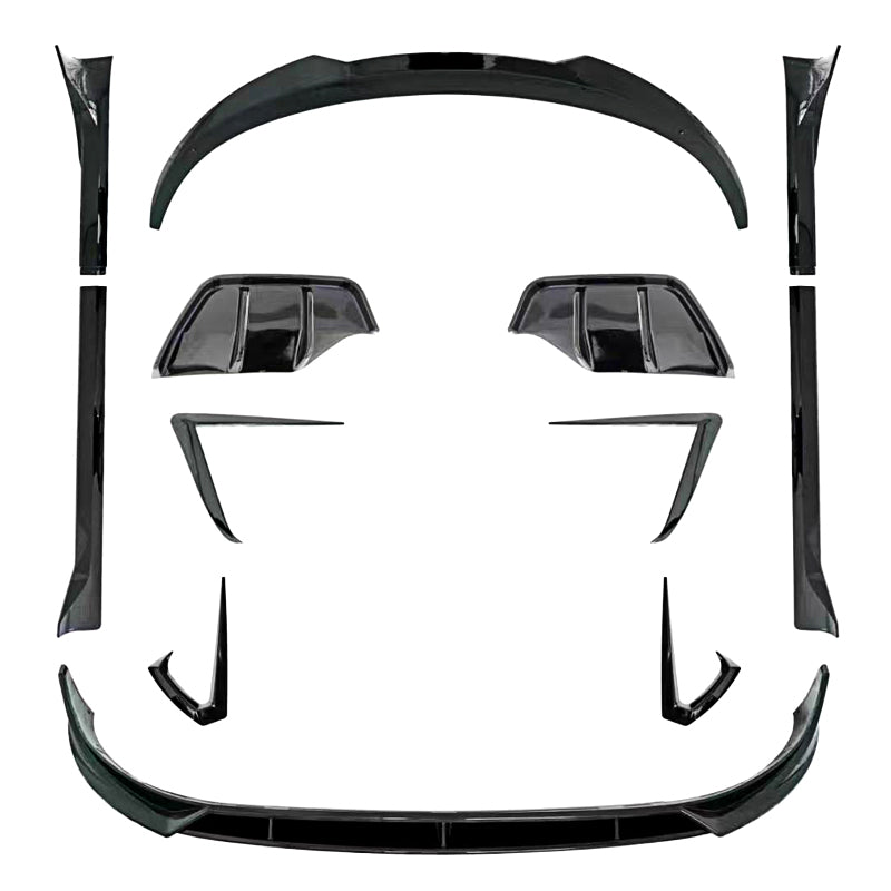 Competition Style Gloss Black Kit for Tesla Model Y 24-Present - Carbon Factory