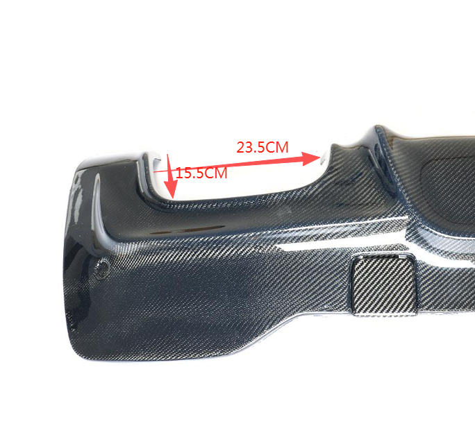 3D Style Carbon Fibre Rear Diffuser for BMW F26 X4 M Sport 15-Present - Carbon Factory