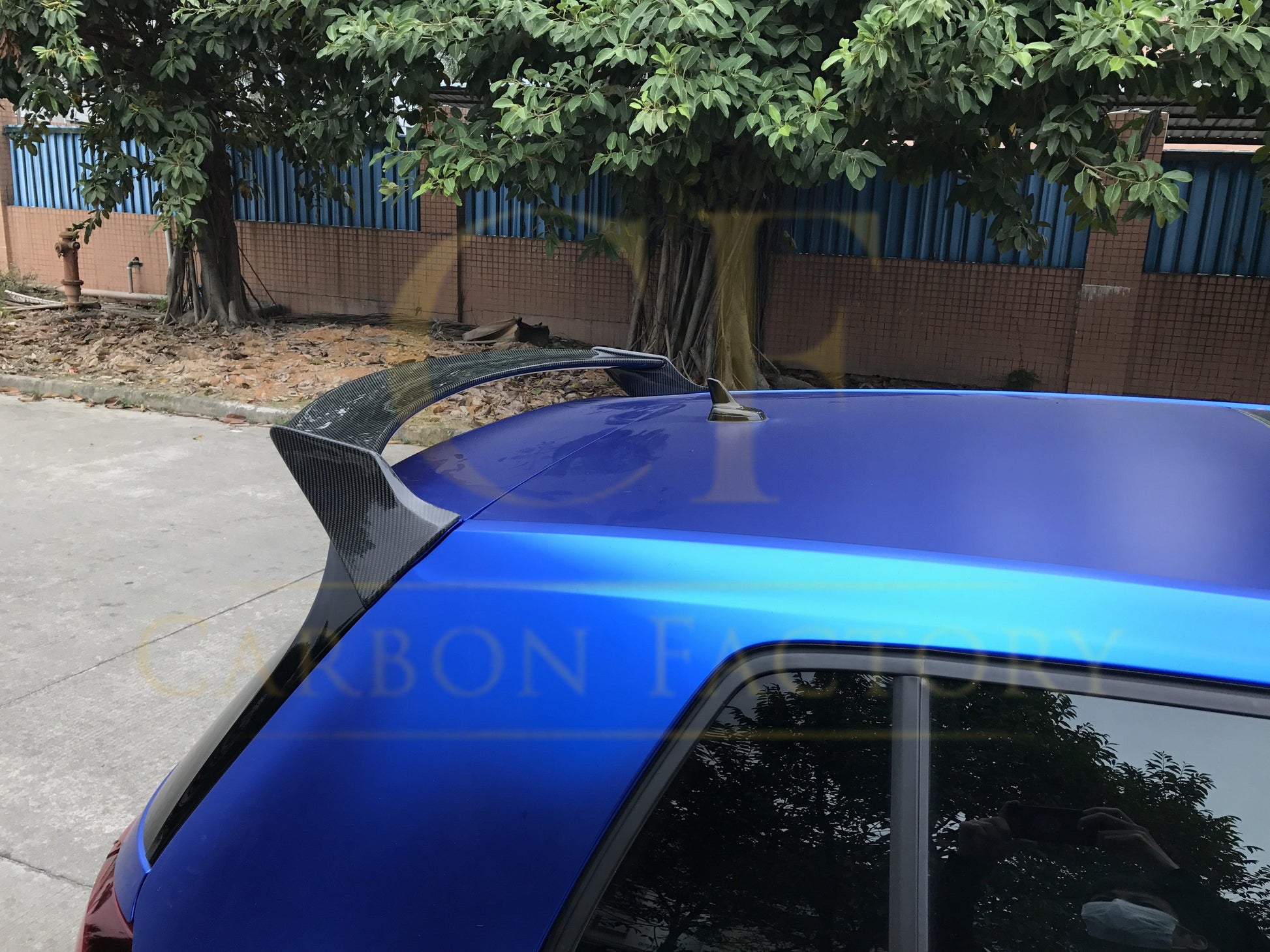 J Style Carbon Fibre Roof Spoiler for VW Golf MK7 14-20-Carbon Factory