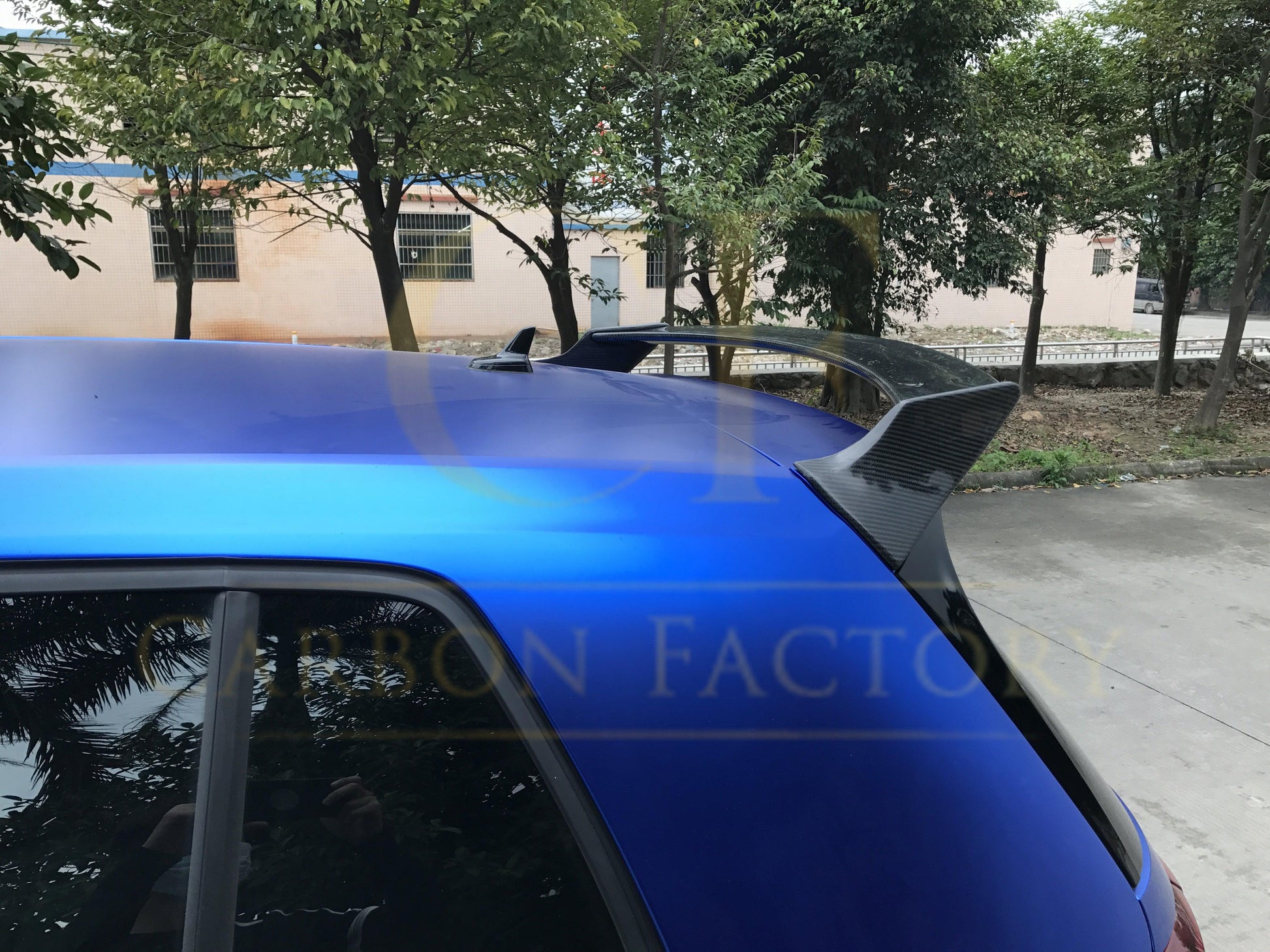 J Style Carbon Fibre Roof Spoiler for VW Golf MK7 14-20-Carbon Factory