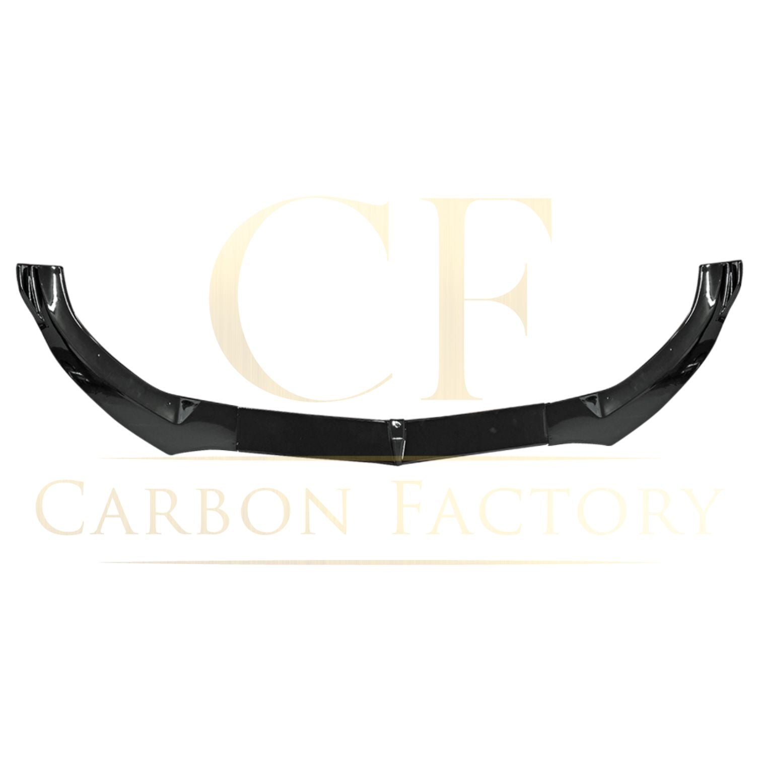 J Style Gloss Black Front Splitter for Mercedes Benz W205 C Class 15-18-Carbon Factory