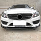 J Style Gloss Black Front Splitter for Mercedes Benz W205 C Class 15-18-Carbon Factory