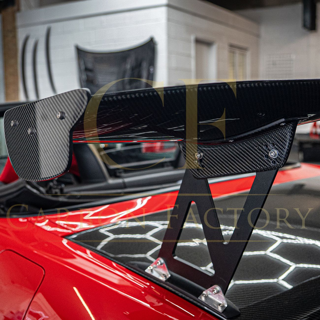 J's Racing Style Carbon Fibre GT Wing Spoiler for Honda S2000 99-09-Carbon Factory