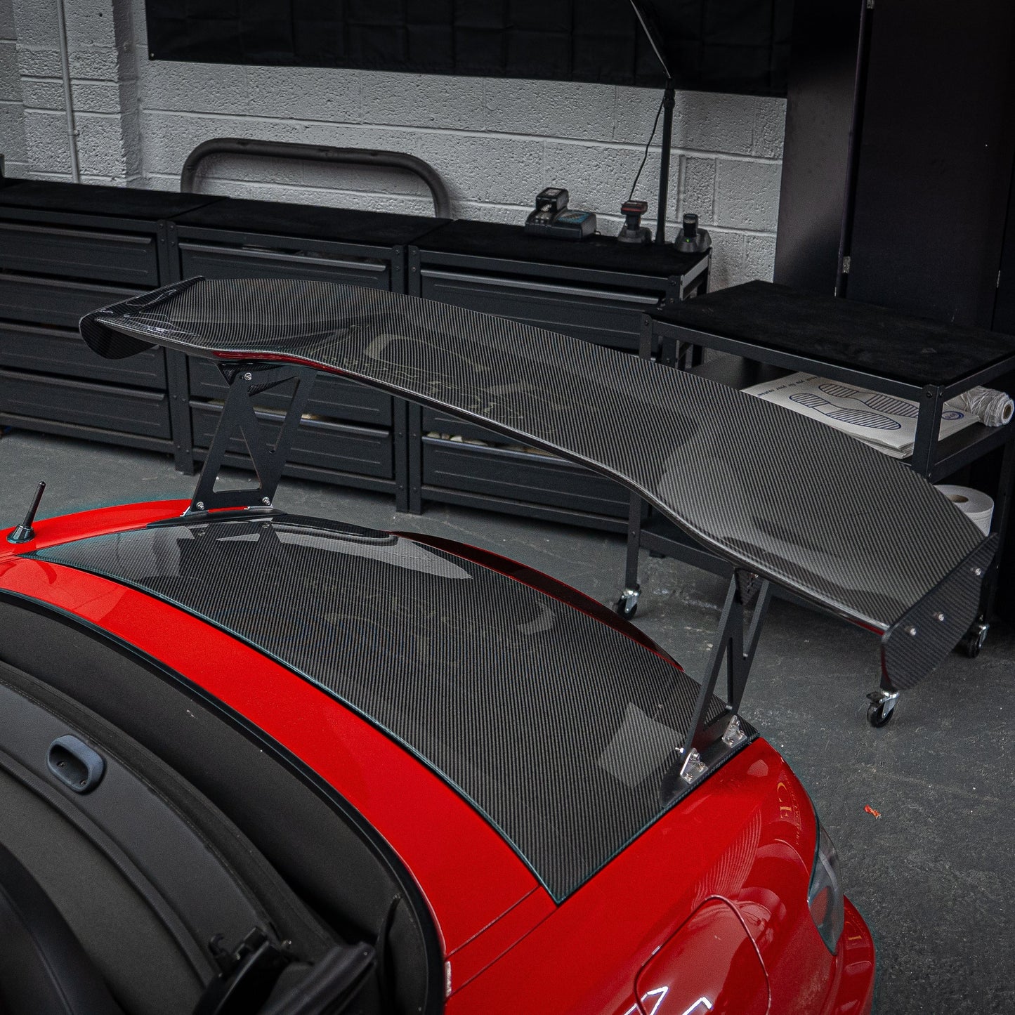 J's Racing Style Carbon Fibre GT Wing Spoiler for Honda S2000 99-09-Carbon Factory