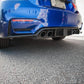 KS Style Carbon Fibre Rear Diffuser for BMW F80 M3 F82 F83 M4 14-20-Carbon Factory