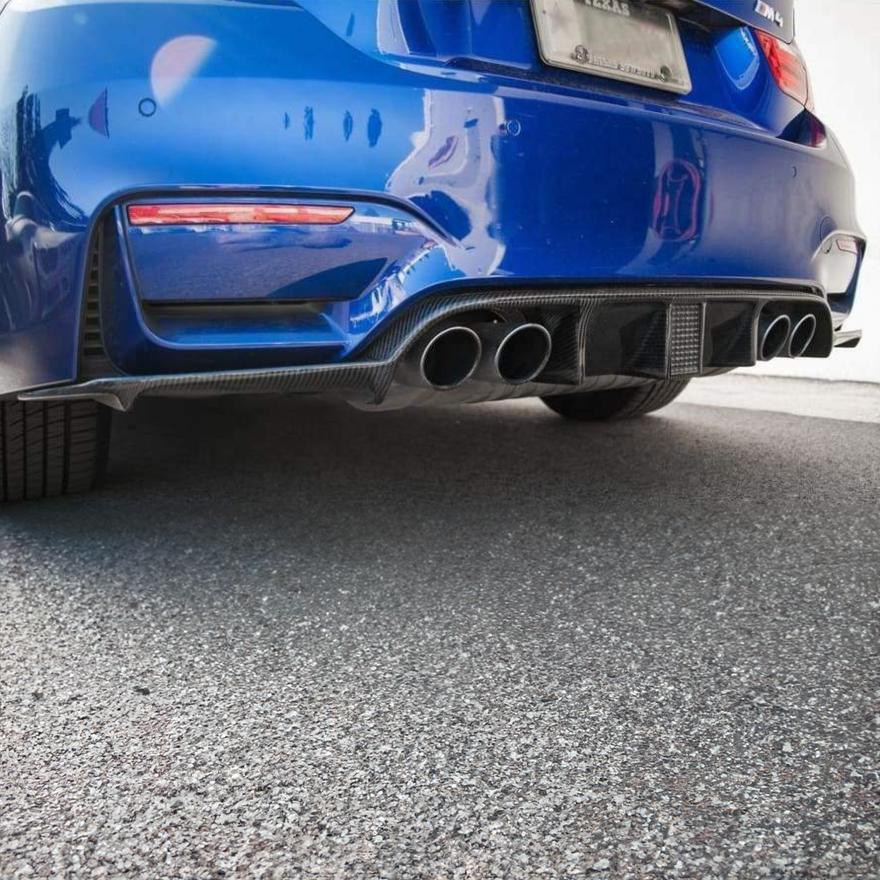 KS Style Carbon Fibre Rear Diffuser for BMW F80 M3 F82 F83 M4 14-20-Carbon Factory