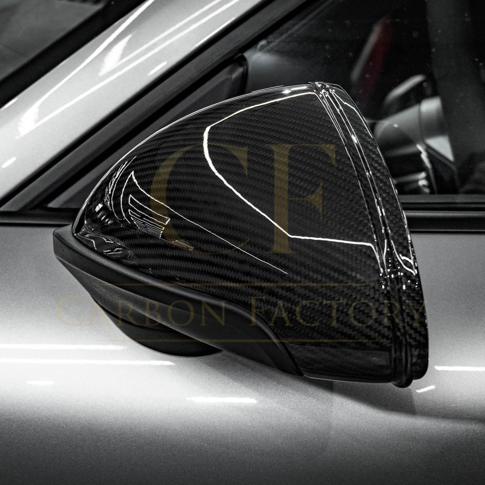 Pre-Preg Carbon Fibre Mirror Covers for Porsche 991 911 LHD 11-15