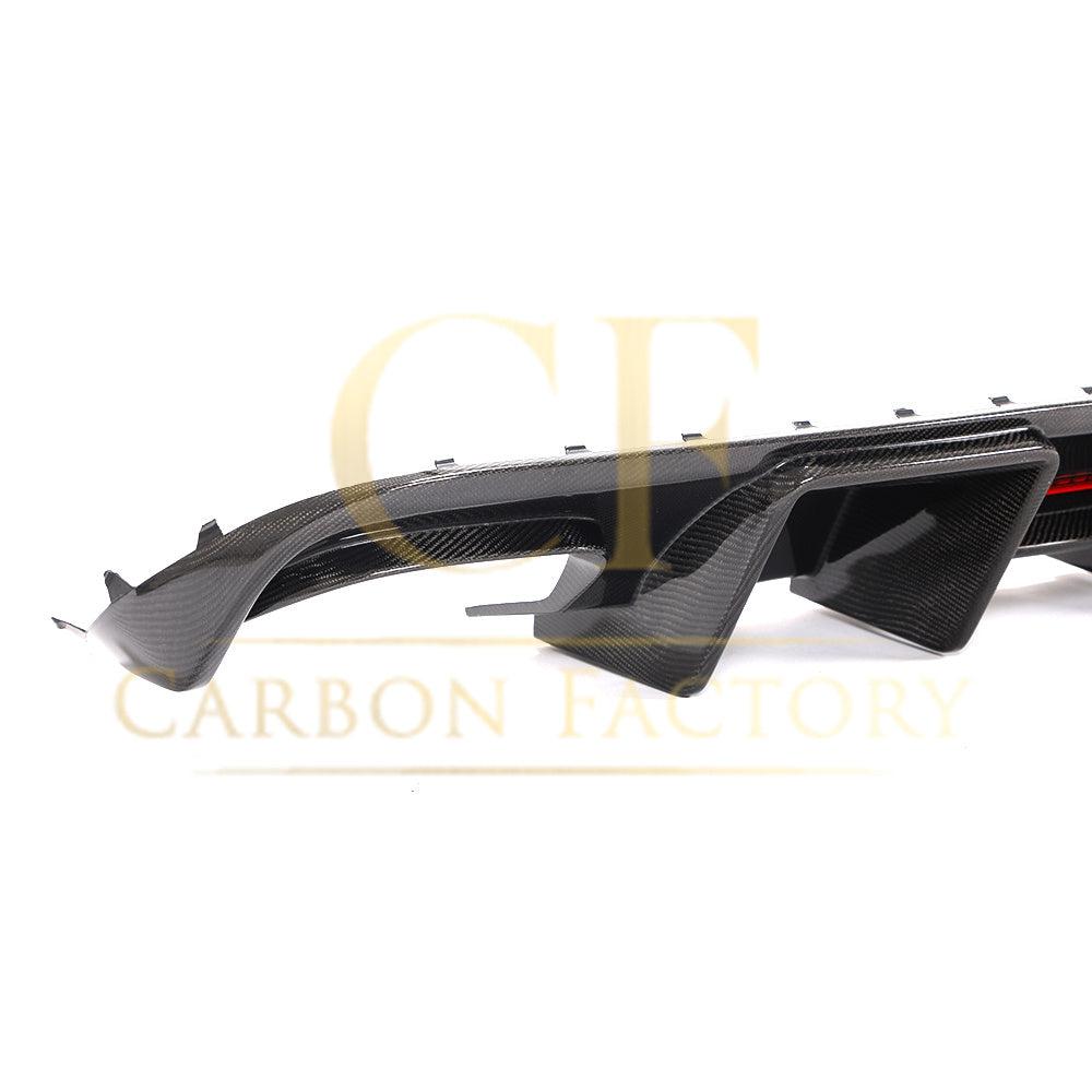 LED Style Carbon Fibre Rear Diffuser for Audi S4 A4 S Line B8 08-12-Carbon Factory
