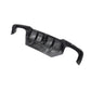 LED Style Carbon Fibre Rear Diffuser for BMW F10 5 Series 10-17-Carbon Factory