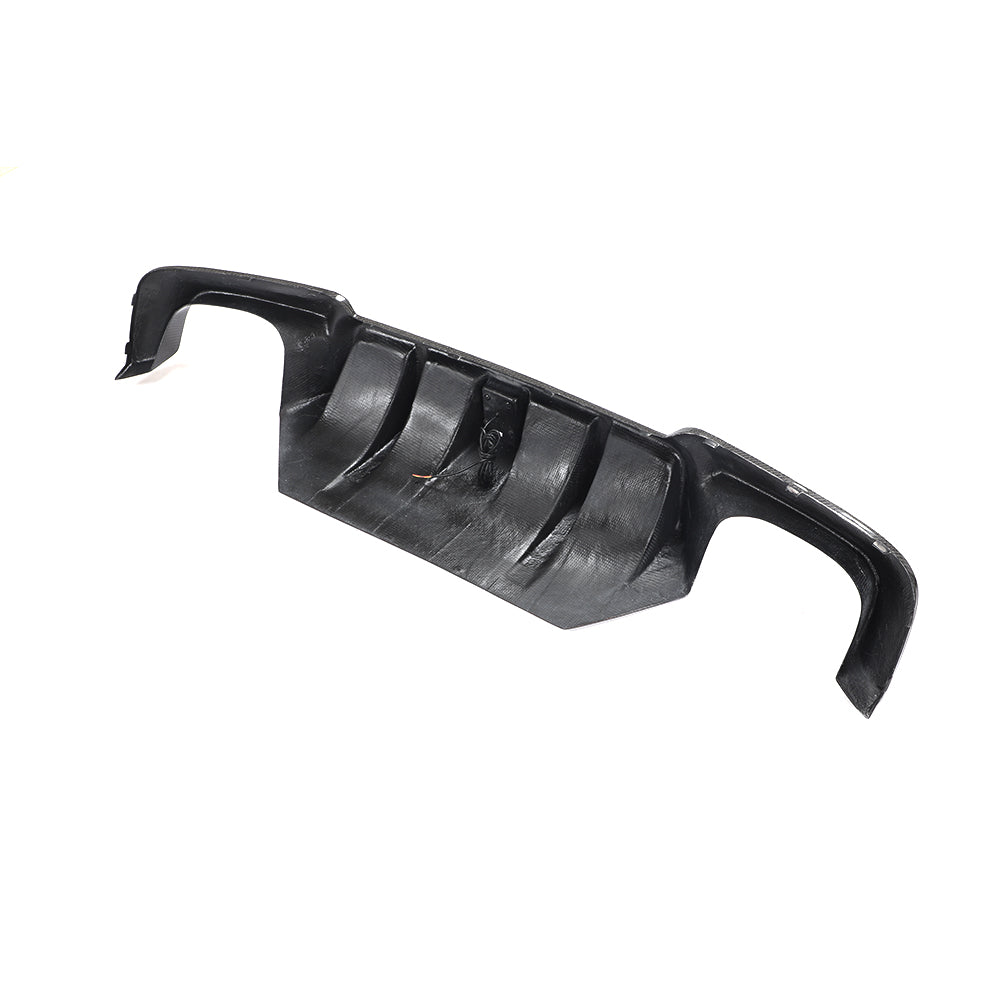 LED Style Carbon Fibre Rear Diffuser for BMW F10 5 Series 10-17-Carbon Factory