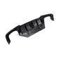 LED Style Carbon Fibre Rear Diffuser for BMW F10 5 Series 10-17-Carbon Factory