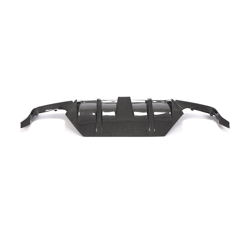 LED Style Carbon Fibre Rear Diffuser for BMW F10 5 Series 10-17-Carbon Factory