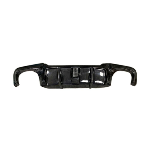 LED Style Carbon Fibre Rear Diffuser for BMW F10 5 Series 10-17-Carbon Factory