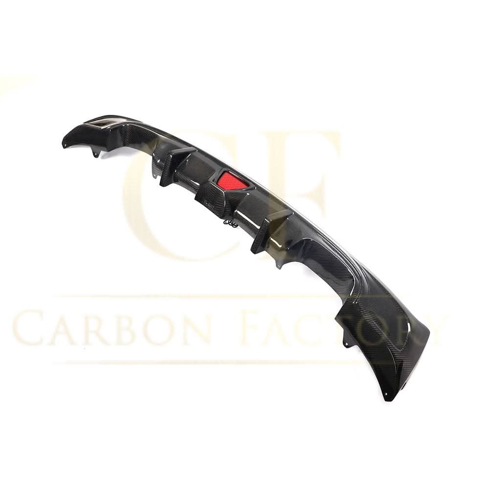 LED Style Carbon Fibre Rear Diffuser for BMW F22 2 Series M Sport 14-21 - Carbon Factory
