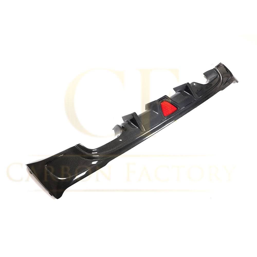 LED Style Carbon Fibre Rear Diffuser for BMW F22 2 Series M Sport 14-21 - Carbon Factory