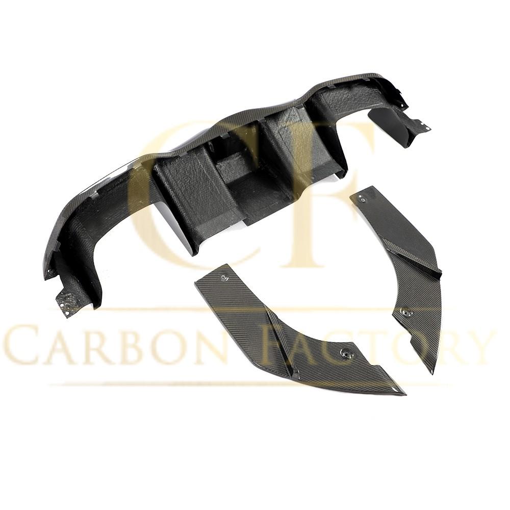 LED Style Carbon Fibre Rear Diffuser for BMW F87 F87C M2 16-21-Carbon Factory