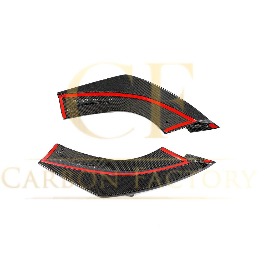 LED Style Carbon Fibre Rear Diffuser for BMW F87 F87C M2 16-21-Carbon Factory