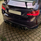 LED Style Carbon Fibre Rear Diffuser for BMW F87 F87C M2 16-21-Carbon Factory