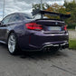 LED Style Carbon Fibre Rear Diffuser for BMW F87 F87C M2 16-21-Carbon Factory
