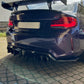 LED Style Carbon Fibre Rear Diffuser for BMW F87 F87C M2 16-21-Carbon Factory