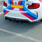 LED Style Carbon Fibre Rear Diffuser for BMW F87 F87C M2 16-21-Carbon Factory