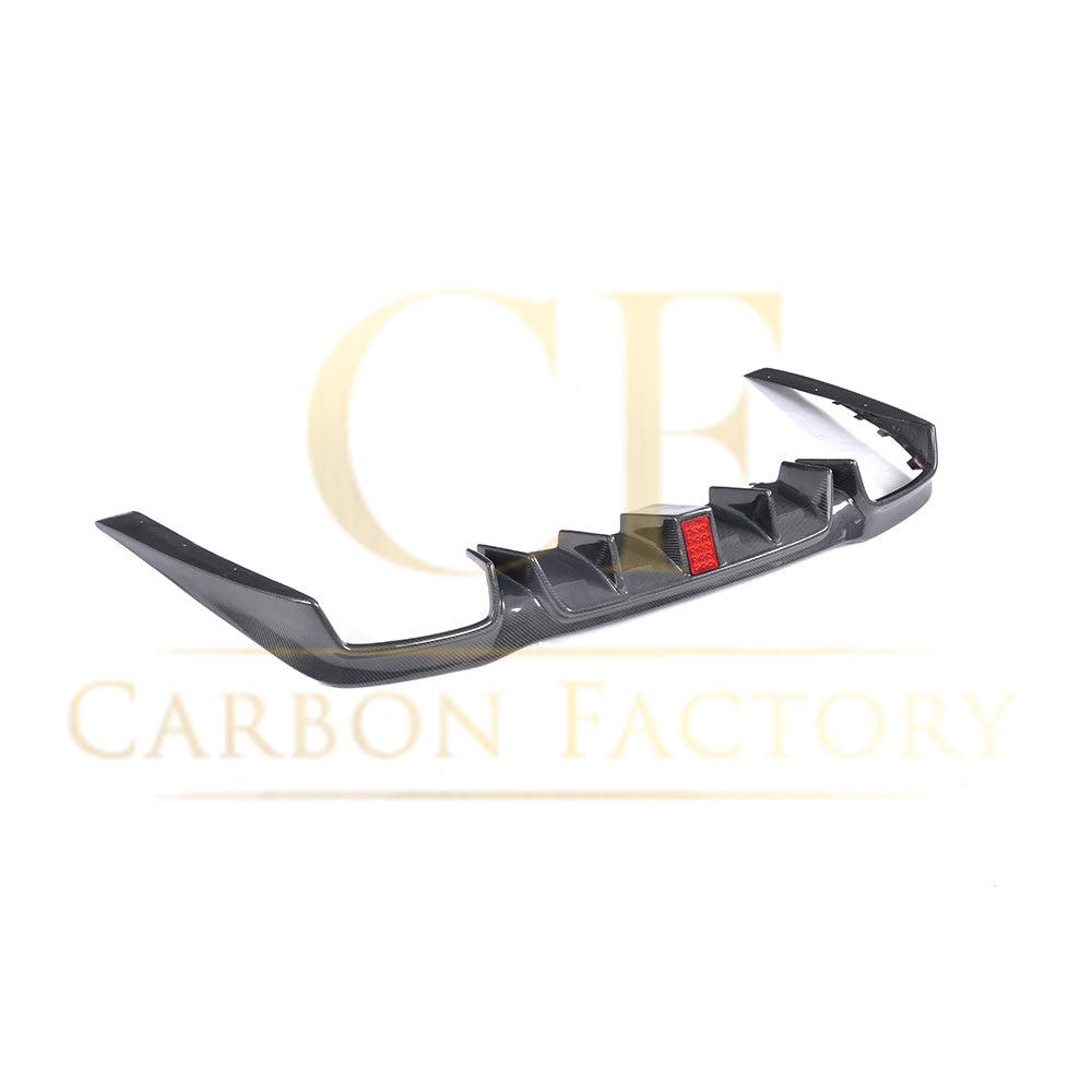 LED Style Carbon Fibre Rear Diffuser for Mercedes W213 E Class Saloon 16-18-Carbon Factory