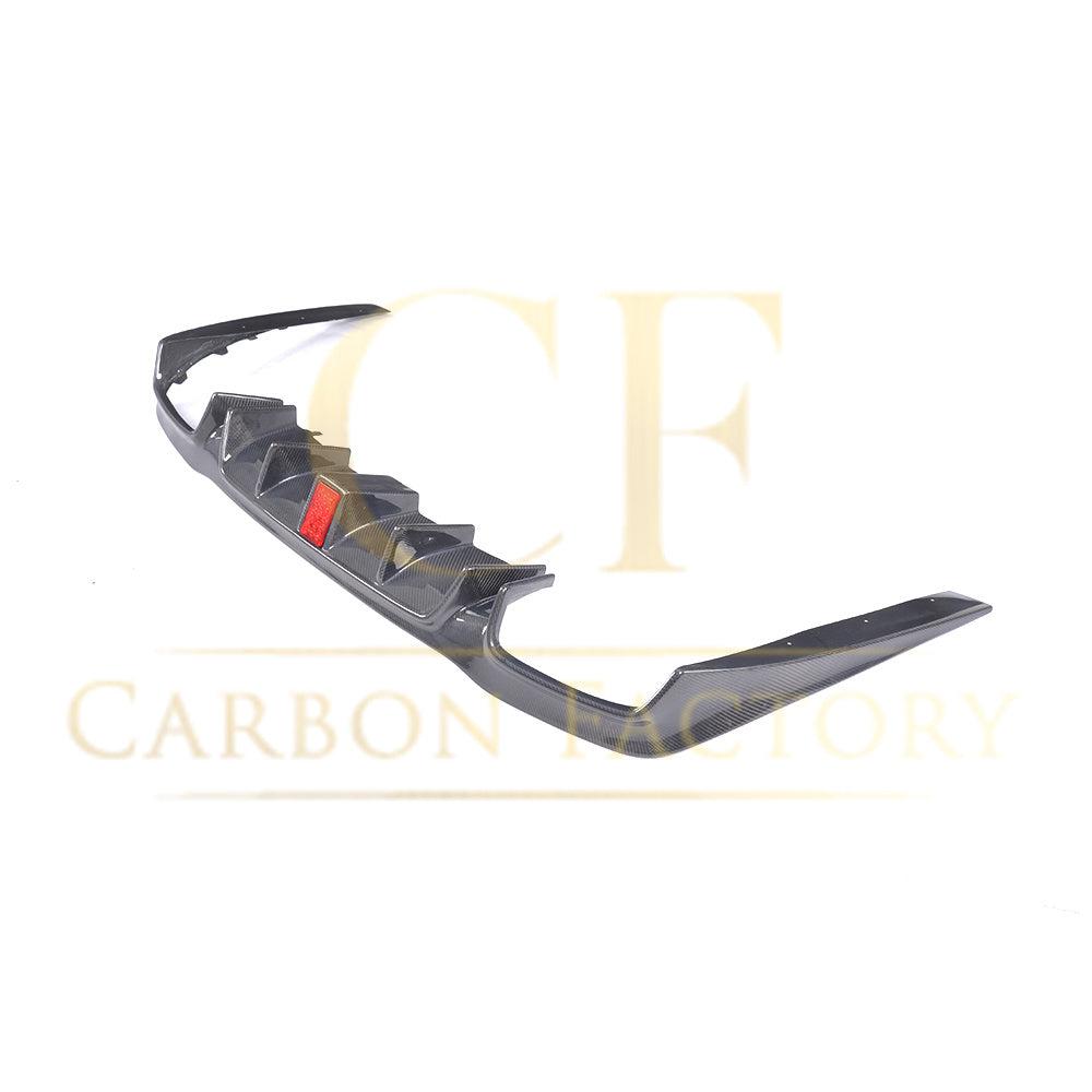 LED Style Carbon Fibre Rear Diffuser for Mercedes W213 E Class Saloon 16-18-Carbon Factory