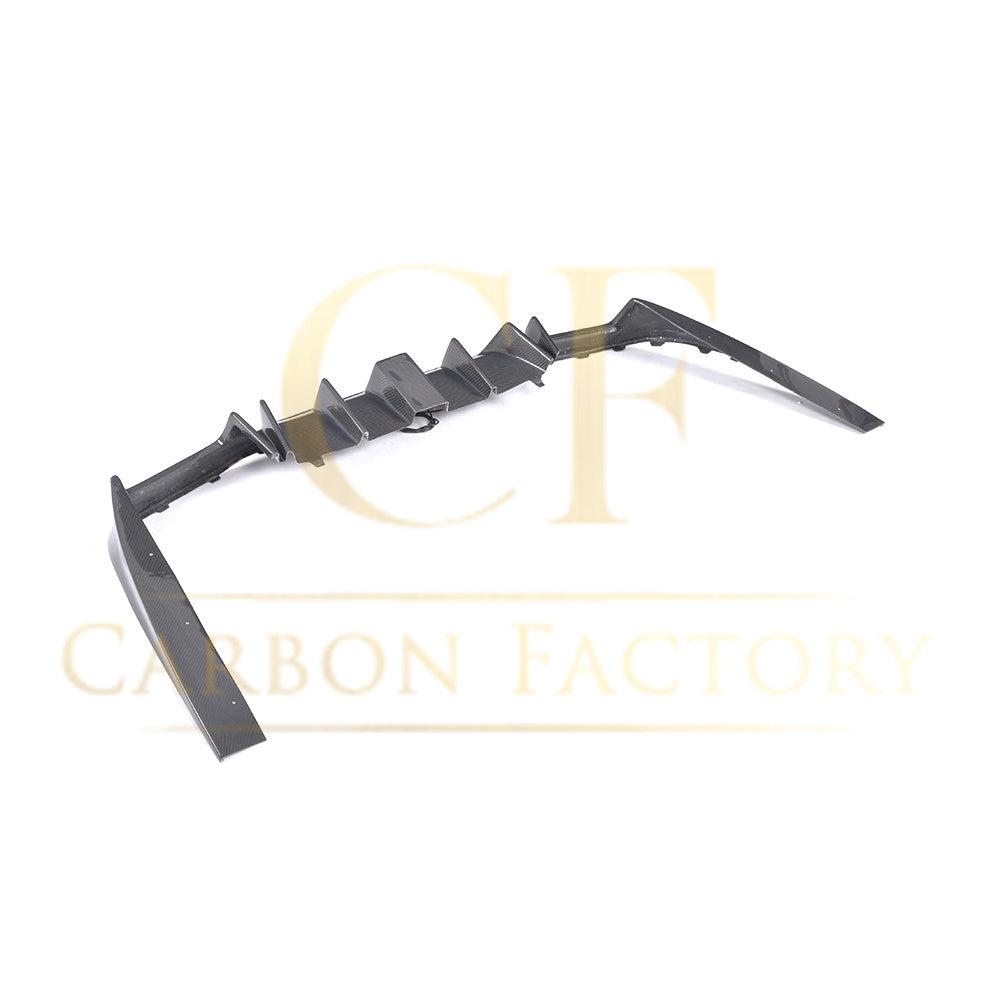 LED Style Carbon Fibre Rear Diffuser for Mercedes W213 E Class Saloon 16-18-Carbon Factory