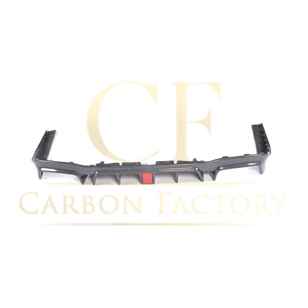 LED Style Carbon Fibre Rear Diffuser for Mercedes W213 E Class Saloon 16-18-Carbon Factory
