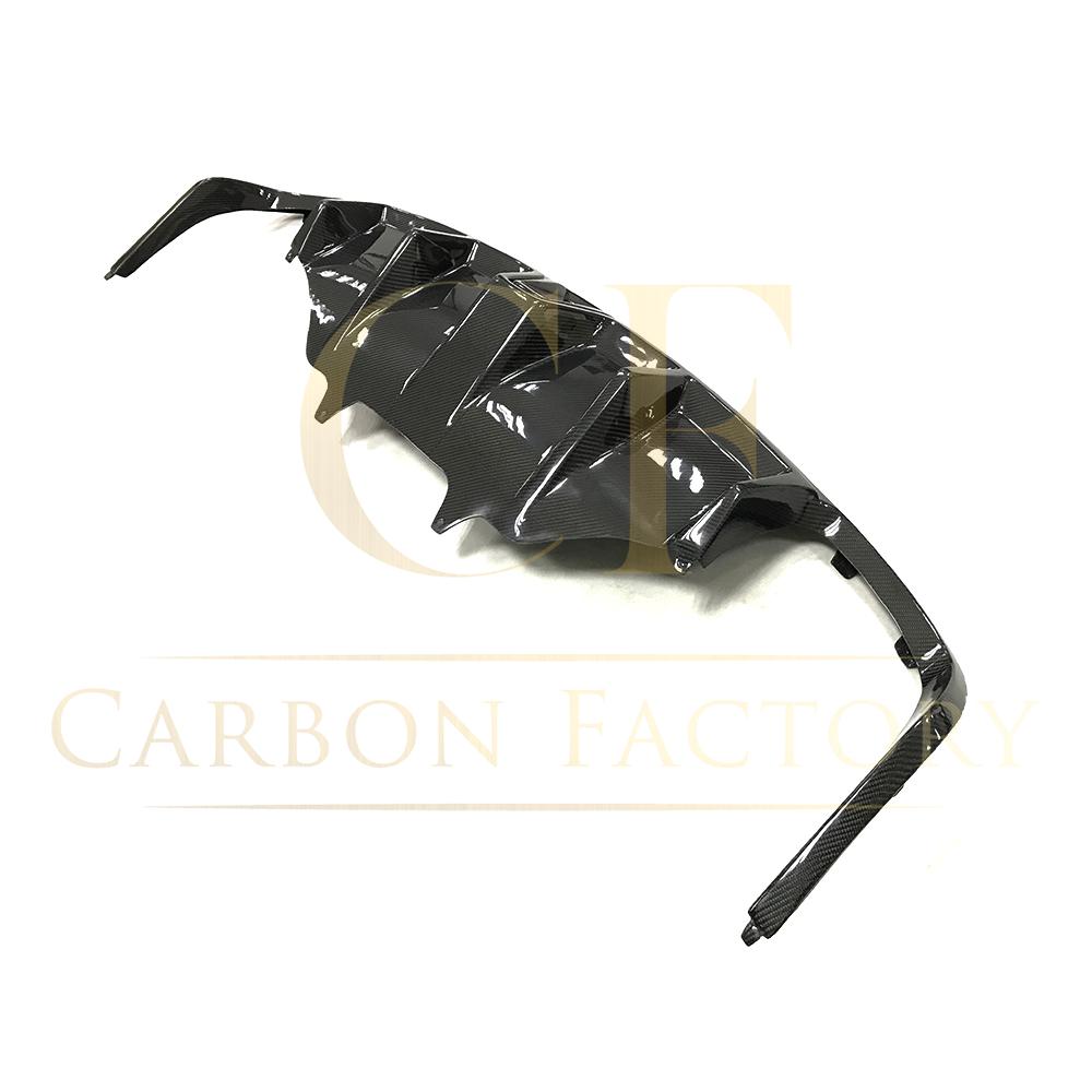 LED Style Carbon Fibre Rear Diffuser for Porsche Macan 14-20-Carbon Factory