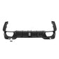 LED Style Gloss Black Rear Diffuser Quad Exhaust for BMW 3 Series G20 G21 Pre-LCI 19-22 - Carbon Factory