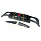 LED Style Gloss Black Rear Diffuser Quad Exhaust for BMW 3 Series G20 G21 Pre-LCI 19-22-Carbon Factory