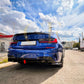 LED Style Gloss Black Rear Diffuser Quad Exhaust for BMW 3 Series G20 G21 Pre-LCI 19-22-Carbon Factory