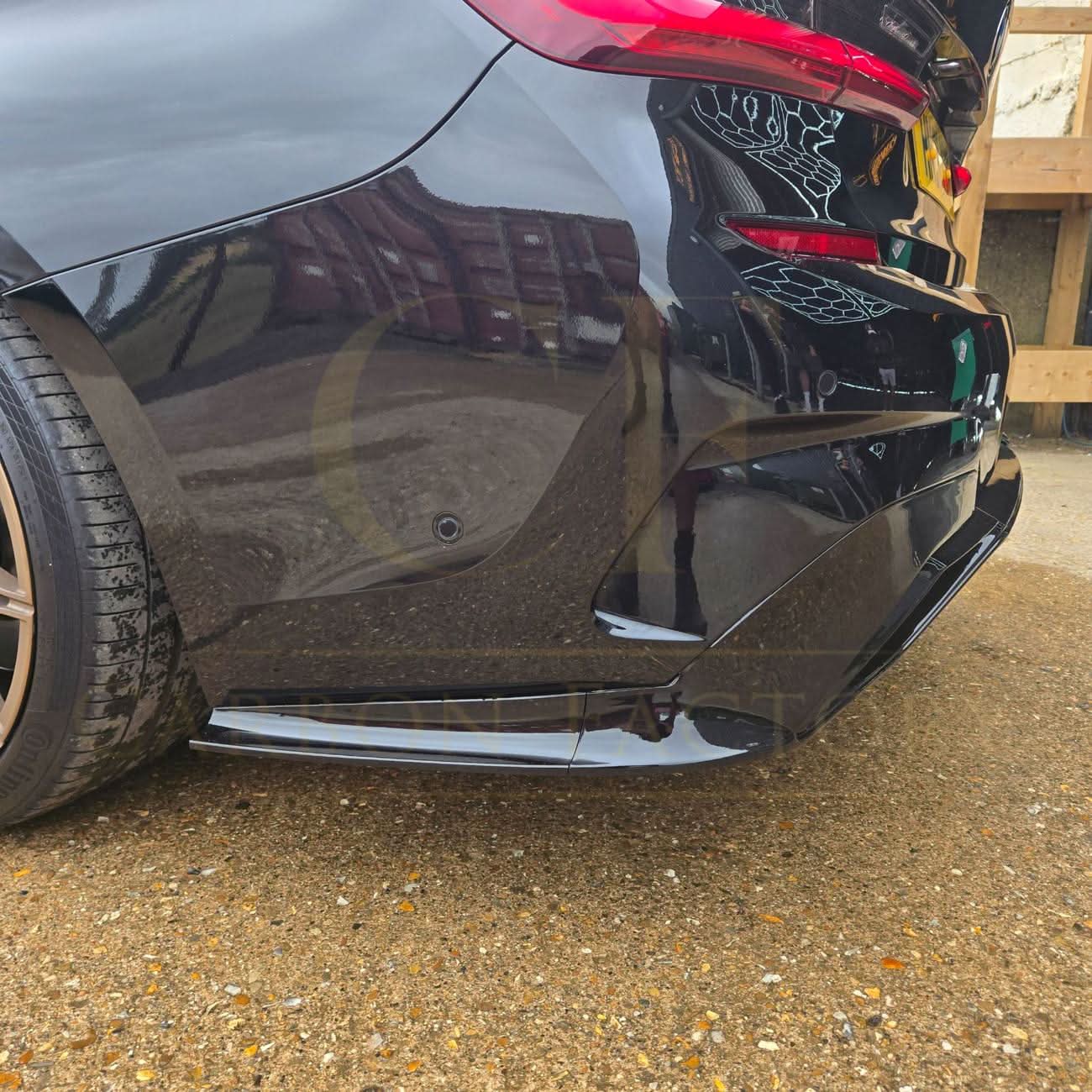 LED Style Gloss Black Rear Diffuser Quad Exhaust for BMW 3 Series G20 G21 Pre-LCI 19-22 - Carbon Factory