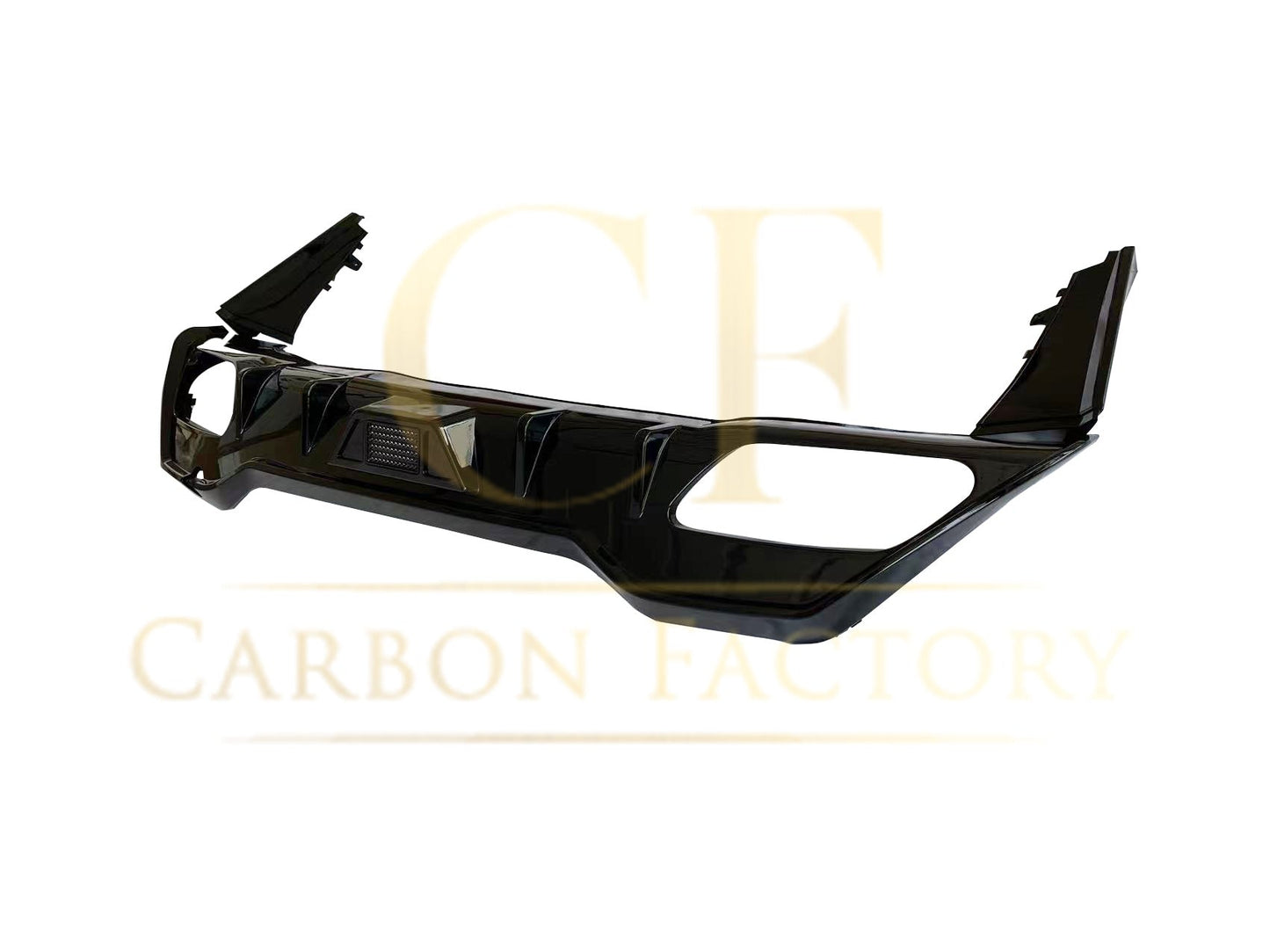 LED Style Gloss Black Rear Diffuser for BMW G16 8 Series Gran Coupe 19-Present-Carbon Factory