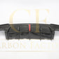 LED Style Pre-Preg Carbon Fibre Rear Diffuser for BMW 4 Series G22 G23 20-Present-Carbon Factory