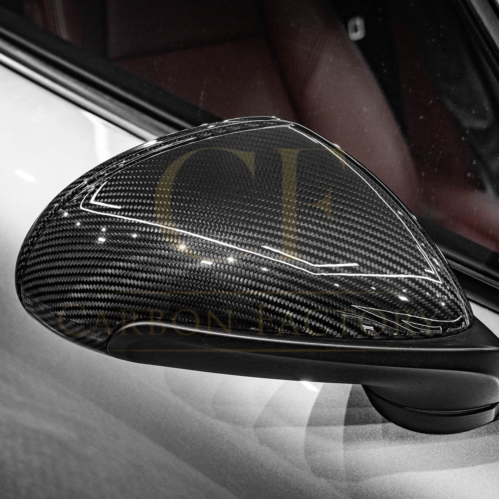Pre-Preg Carbon Fibre Mirror Covers for Porsche 991 911 LHD 11-15