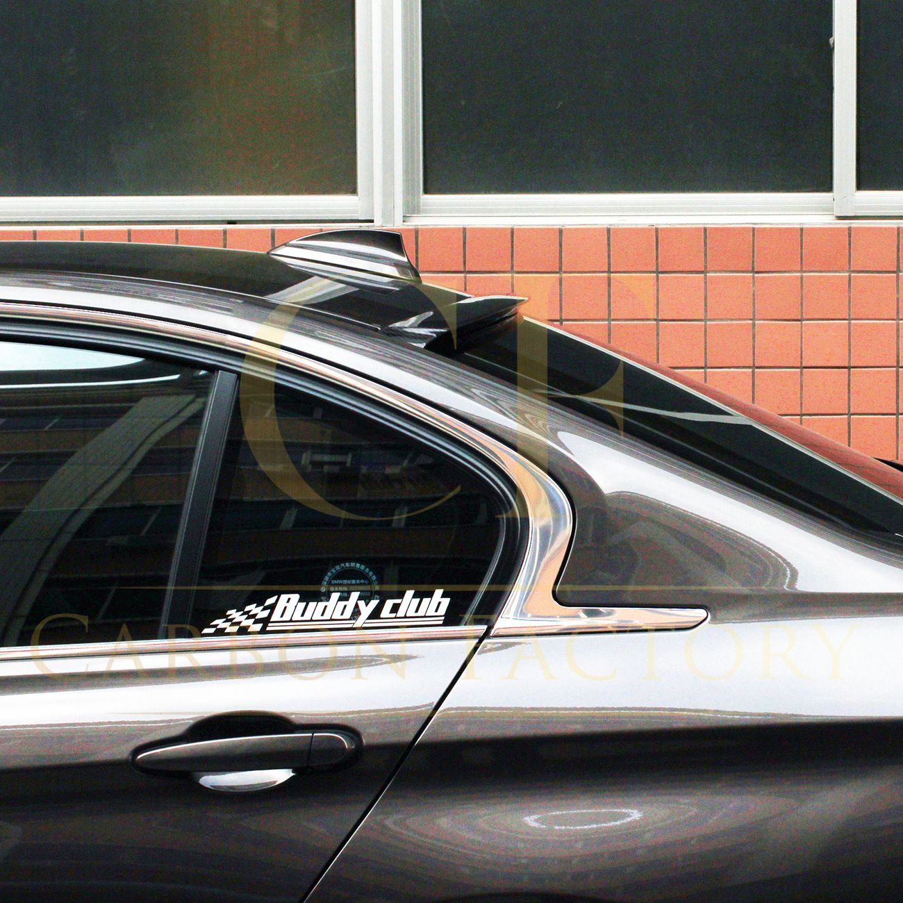 M3 Style Carbon Fibre Roof Spoiler for BMW 3 Series F30 F80 Saloon inc M3 13-18-Carbon Factory