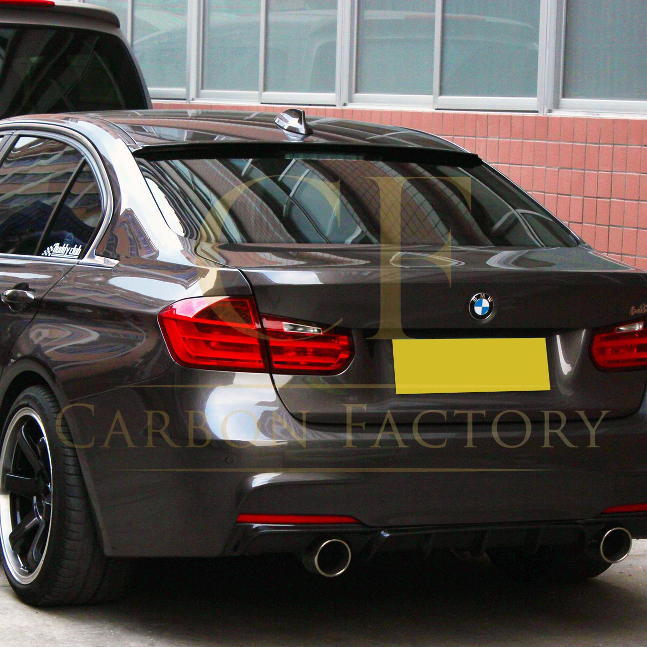 M3 Style Carbon Fibre Roof Spoiler for BMW 3 Series F30 F80 Saloon inc M3 13-18-Carbon Factory