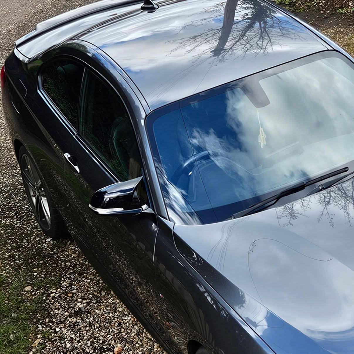 M4 Style Gloss Black Replacement Mirror Covers for BMW 1 2 3 4 Series - Carbon Factory