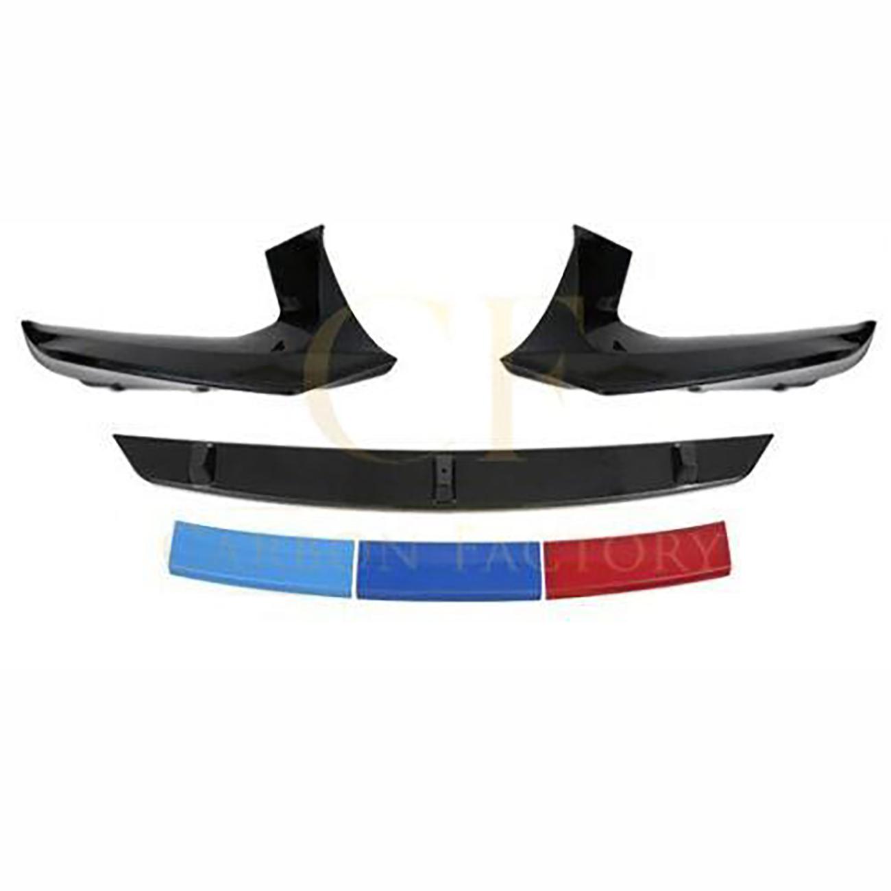 M5 Style Gloss Black Front Splitter for BMW G30 5 Series Pre-LCI 17-20-Carbon Factory