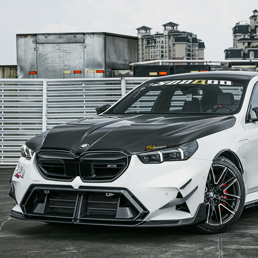 SQ Style Pre-Preg Carbon Fibre Bonnet for BMW G90 G99 M5 & G60 5 Series 24-Present - Carbon Factory